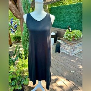 Pure J Jill V neck asymmetrical sleeveless dress